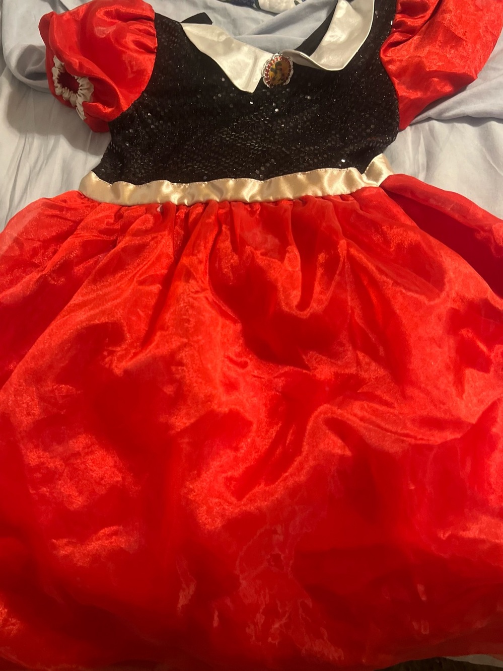 Minnie Mouse Red and Black Princess Costume Dress